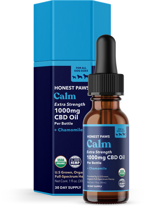Dog Jocks - Honest Paws CBD Calm Oil for Dogs 1000mg
