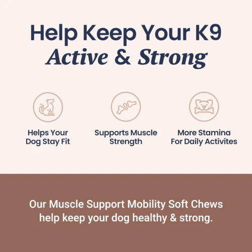 Dog Jocks - HolistaPet Muscle Support Mobility Soft Chews 30ct.