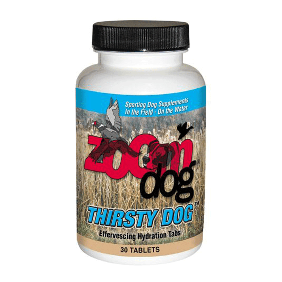 Dog Jocks Zoom Dog Supplements Thirsty Dog Hydration Tabs, 30 ct
