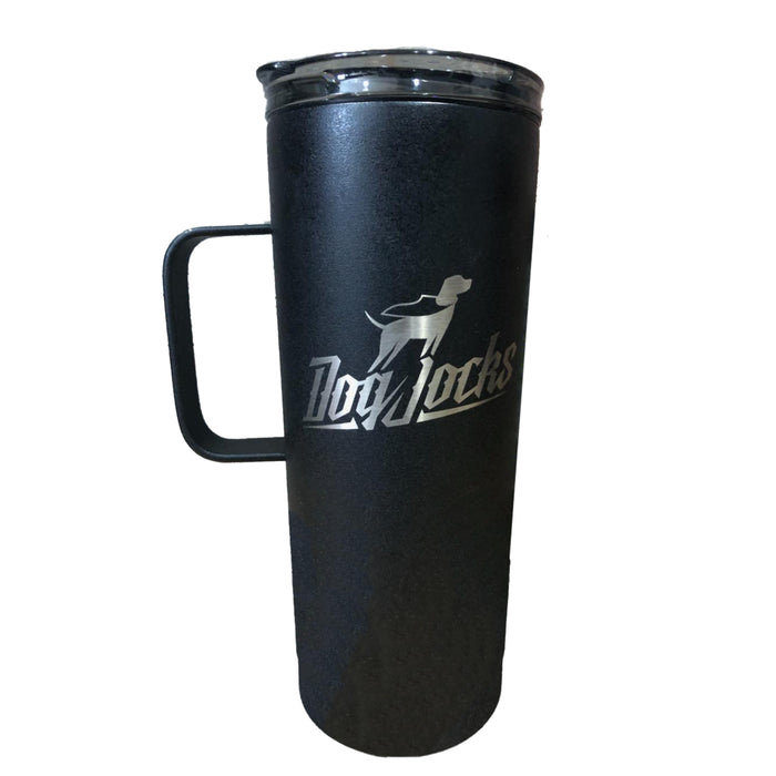 Dog Jocks | 20oz Fifty/Fifty Black Matte Tall Mug - Laser engraved