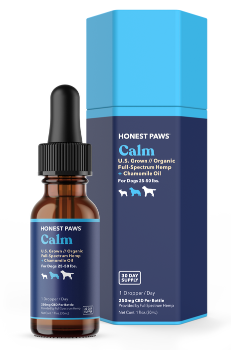 Dog Jocks - Honest Paws CBD Calm Oil for Dogs 250mg